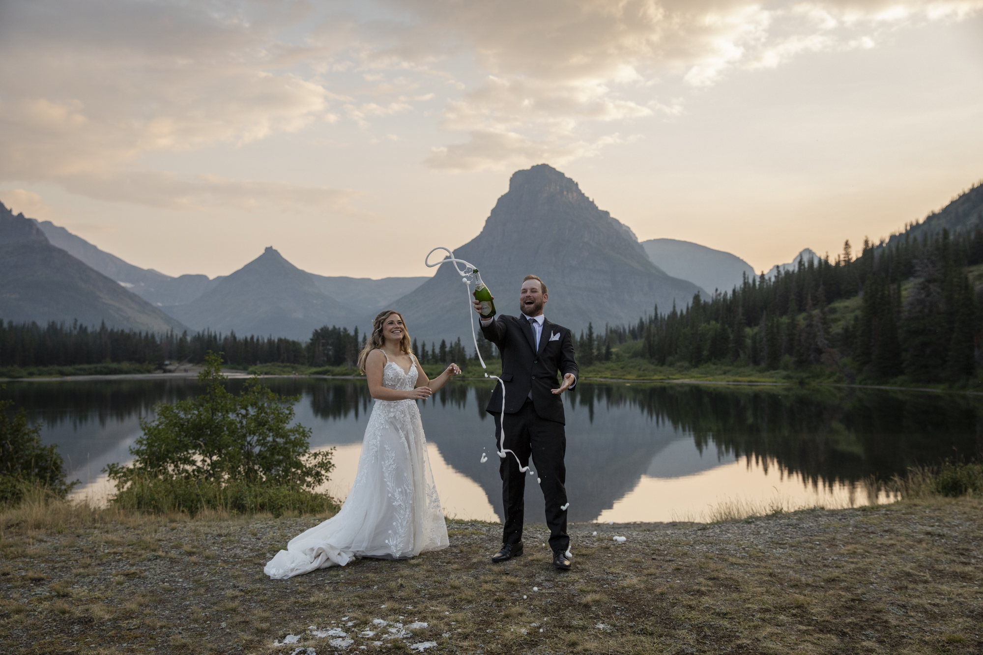 eloping in glacier 107 | Adventure Elopement Photographers